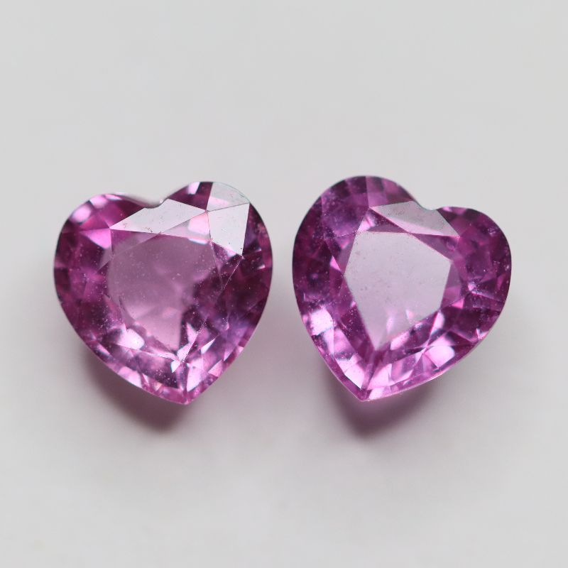 PINK SAPPHIRE 7X7 HEART FACETED