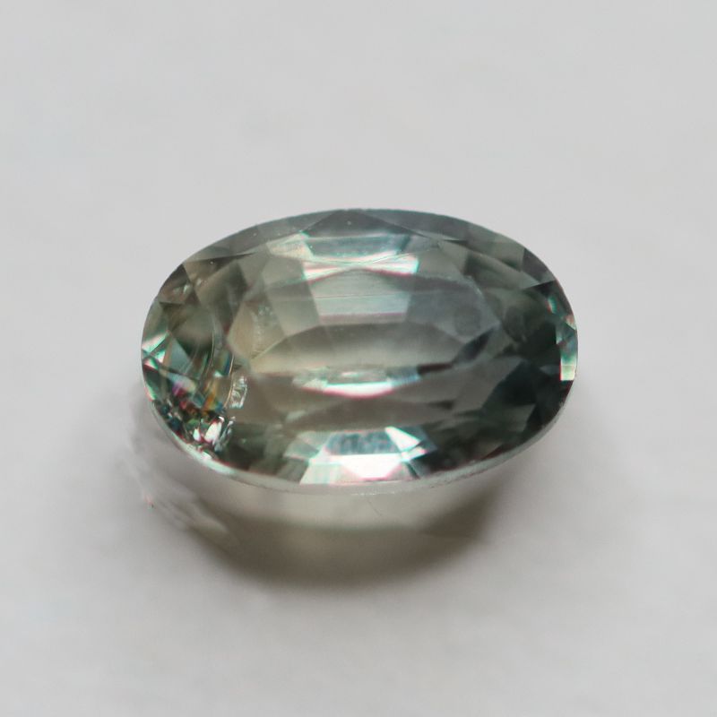 GREEN SAPPHIRE 5.9X3.9 OVAL FACETED