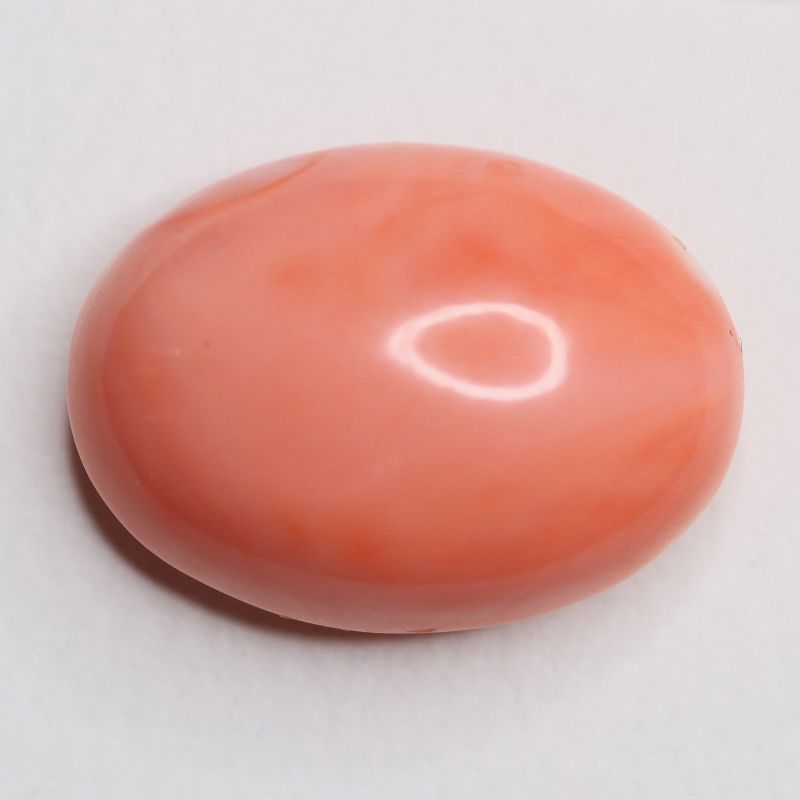 PINK CORAL 27X20 OVAL CABOCHON