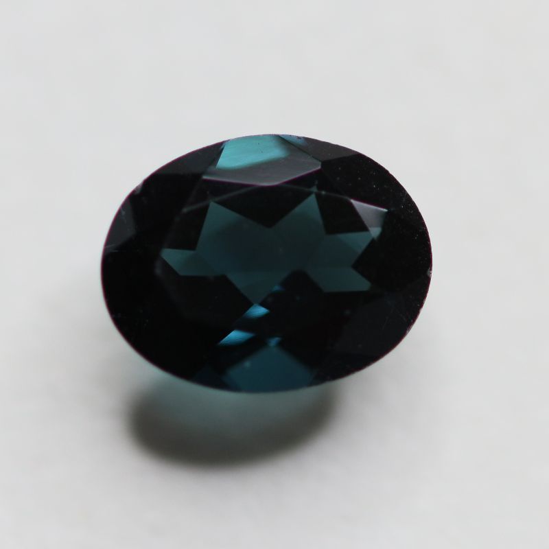 BLUE TOURMALINE 9.1X7.1 OVAL FACETED