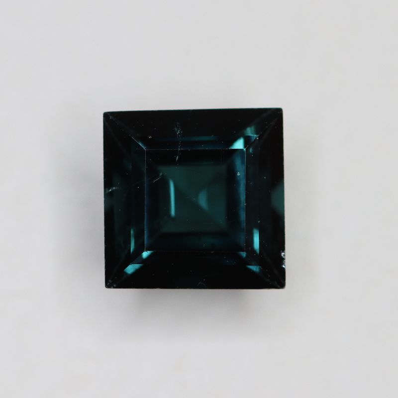 BLUE TOURMALINE 7X7 FACETED SQUARE 1.82CT