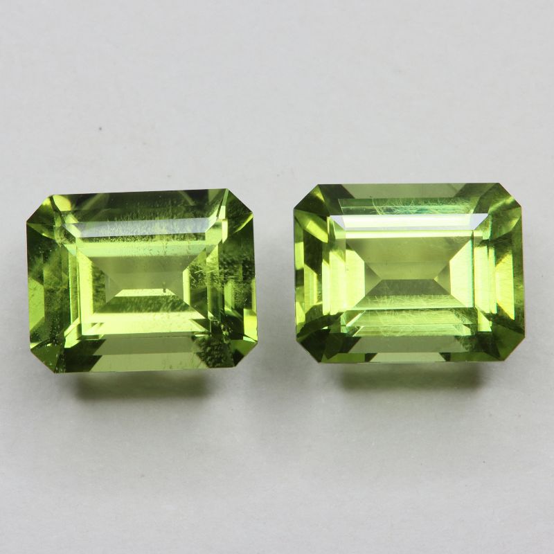 PERIDOT 10X8 OCTAGON FACETED
