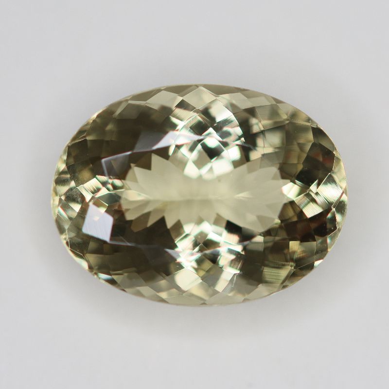 YELLOW BERYL 17X13 OVAL FACETED