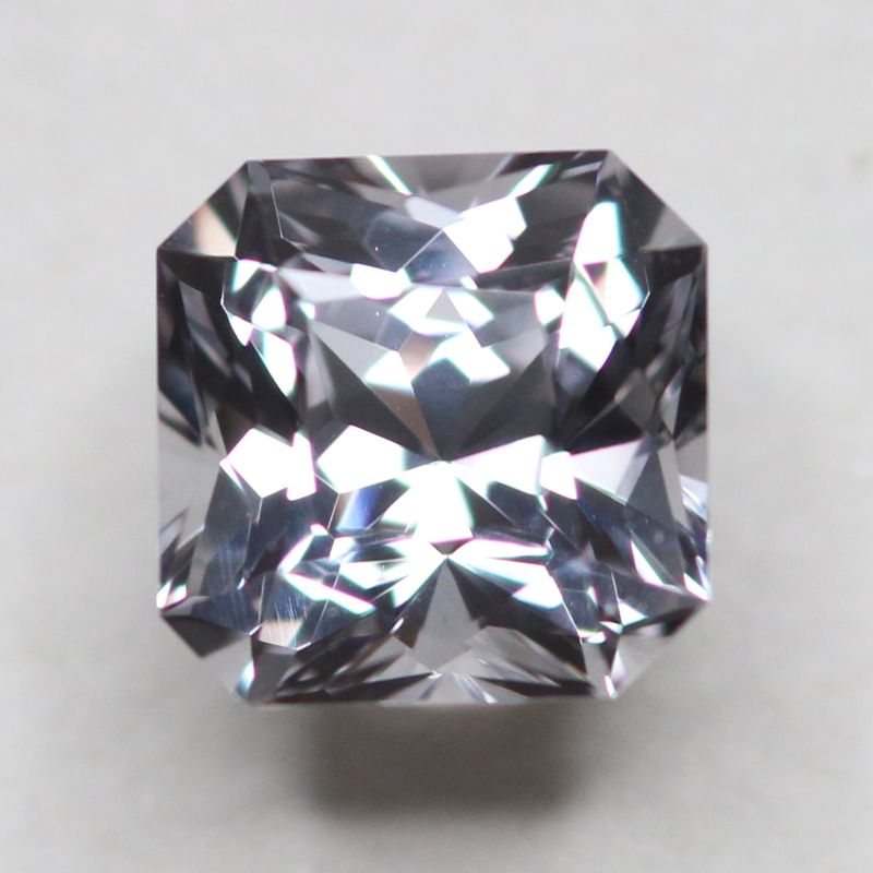 UNHEATED WHITE SAPPHIRE 6.2X6.2 OCTAGON/RADIANT FACETED