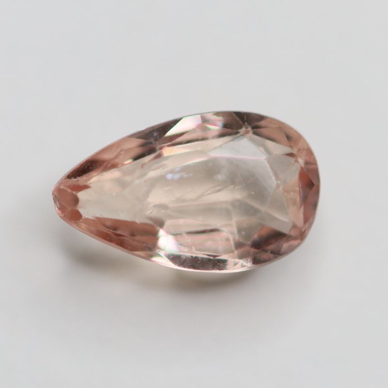 PINK TOPAZ 10X6 PEAR FACETED
