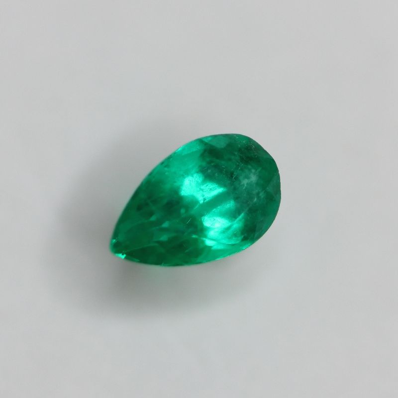 COLOMBIAN EMERALD 5.5X3.5 PEAR FACETED