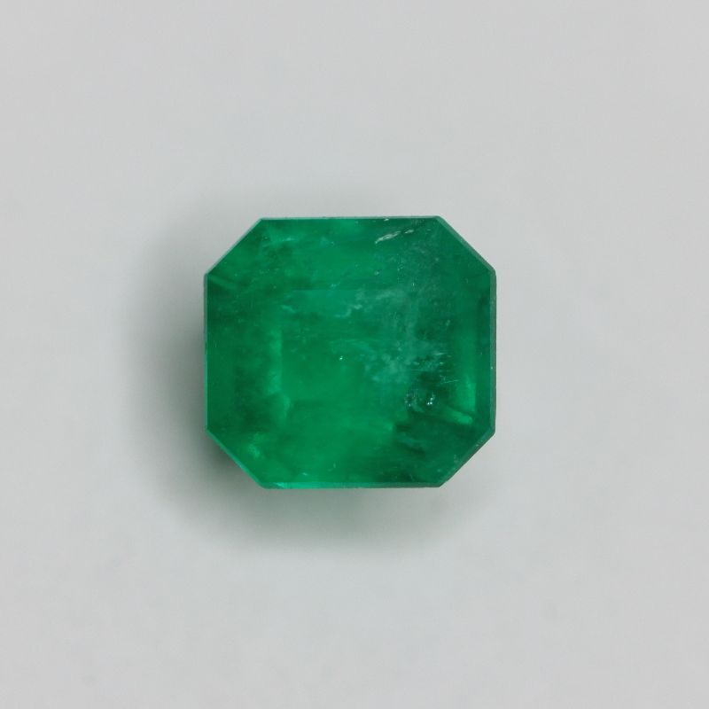 COLOMBIAN EMERALD CUNAS MINE 6.1X5.7 FACETED OCTAGON 0.86CT