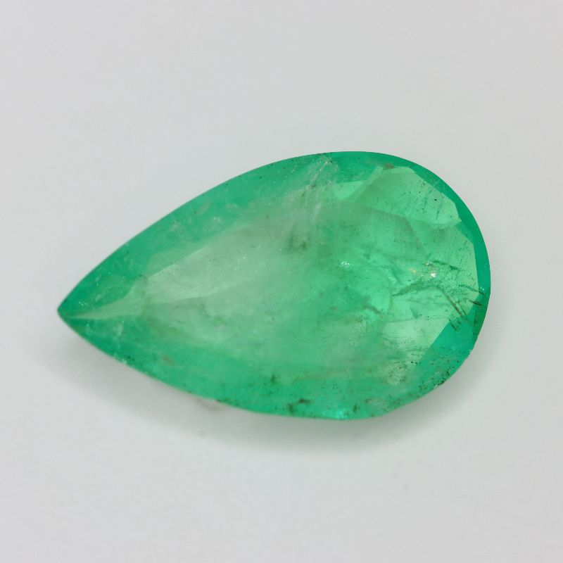 COLOMBIAN EMERALD 19.4X12 PEAR FACETED