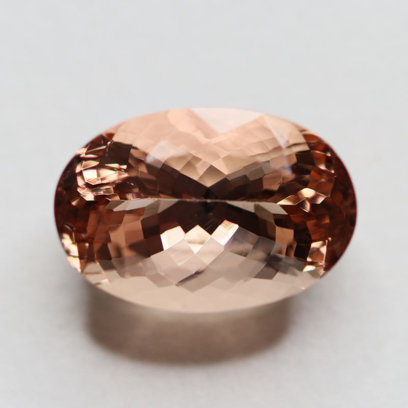 MORGANITE 18.7X12.6 OVAL FACETED