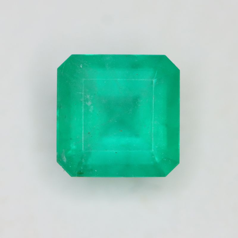 EMERALD BRAZILIAN 6.5X6.5 FACETED OCTAGON 1.12CT