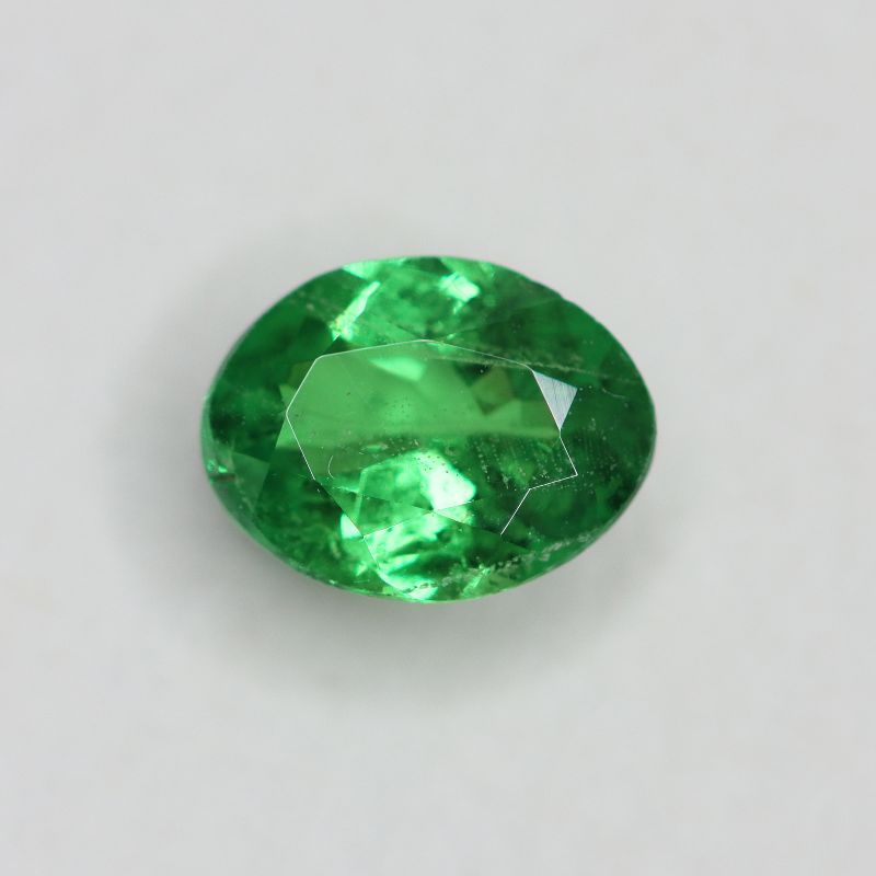 TSAVORITE 7.8X6 OVAL FACETED