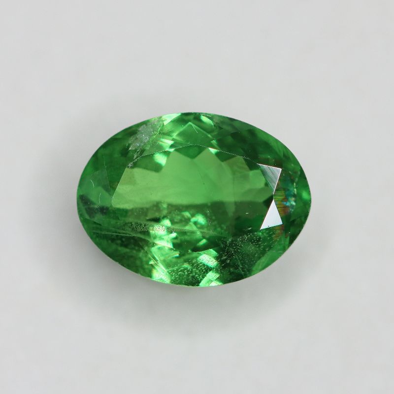 TSAVORITE 8.6X6.4 OVAL FACETED