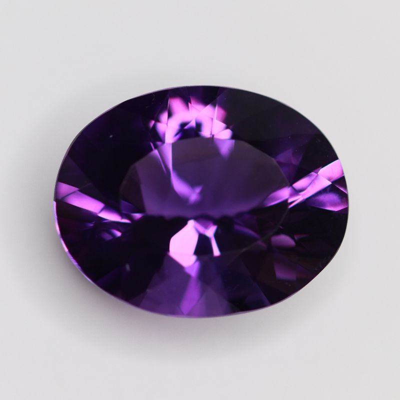 AMETHYST 18.7X14.8 OVAL FACETED