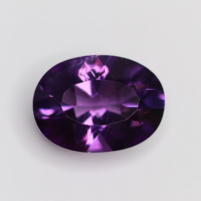 AMETHYST 16.2X12 OVAL FACETED