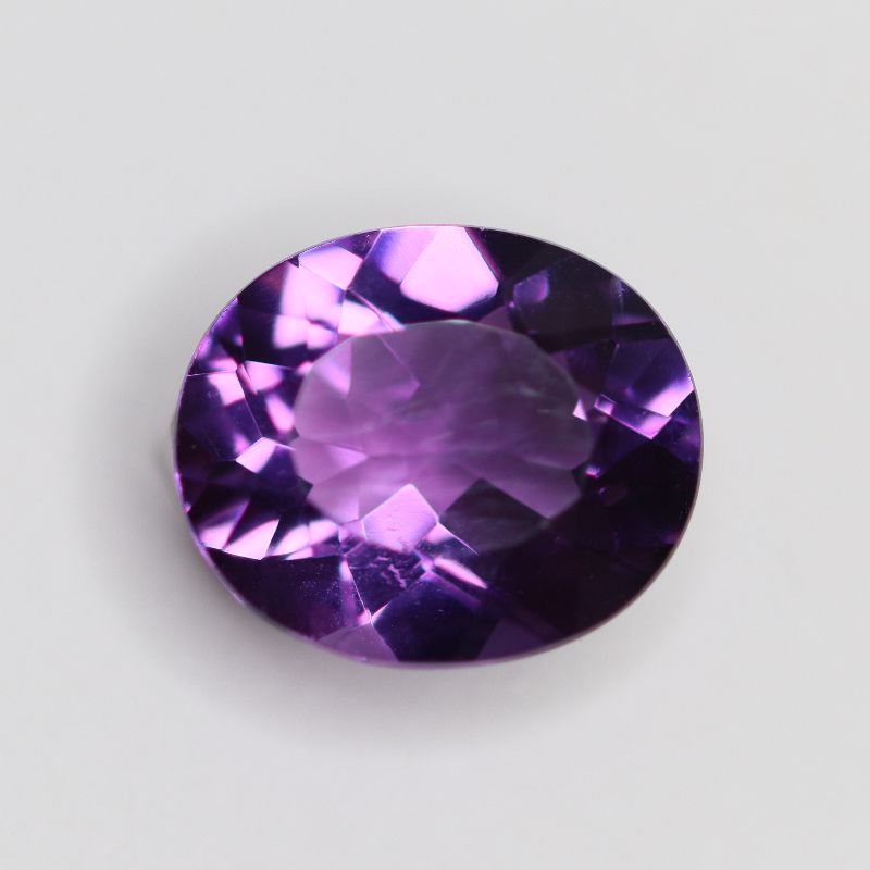 AMETHYST 13.6X11.5 OVAL FACETED