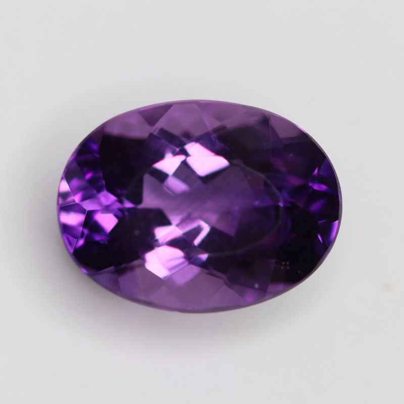 AMETHYST 16.5X12.4 OVAL FACETED