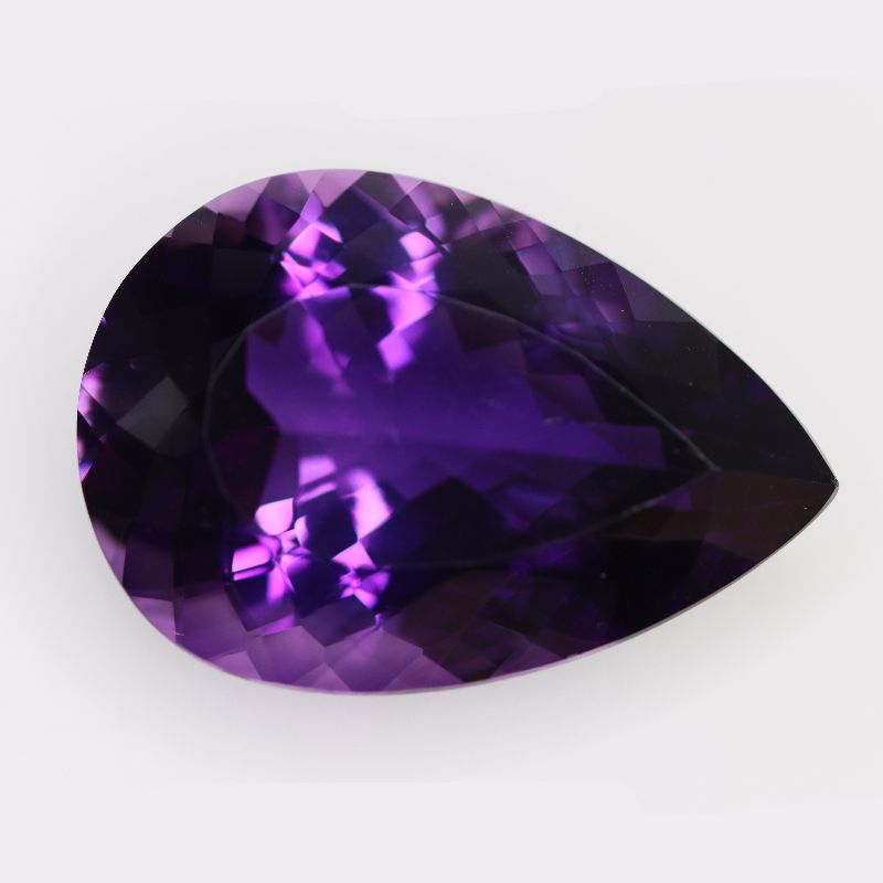 AMETHYST 34X24 PEAR FACETED