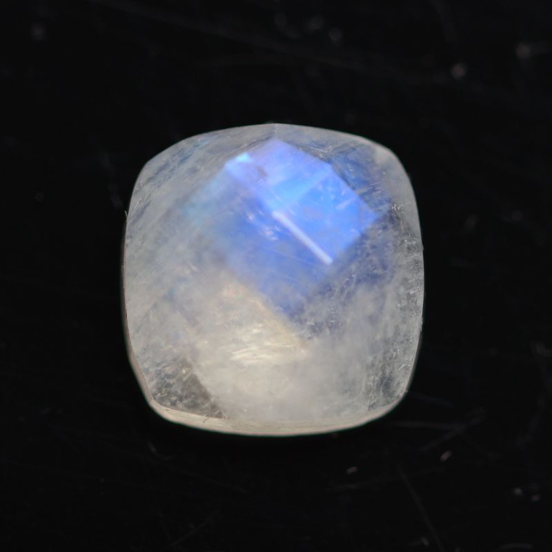 COMMERCIAL MOONSTONE 10X10 CUSHION CABOCHEN CHECKERBOARD