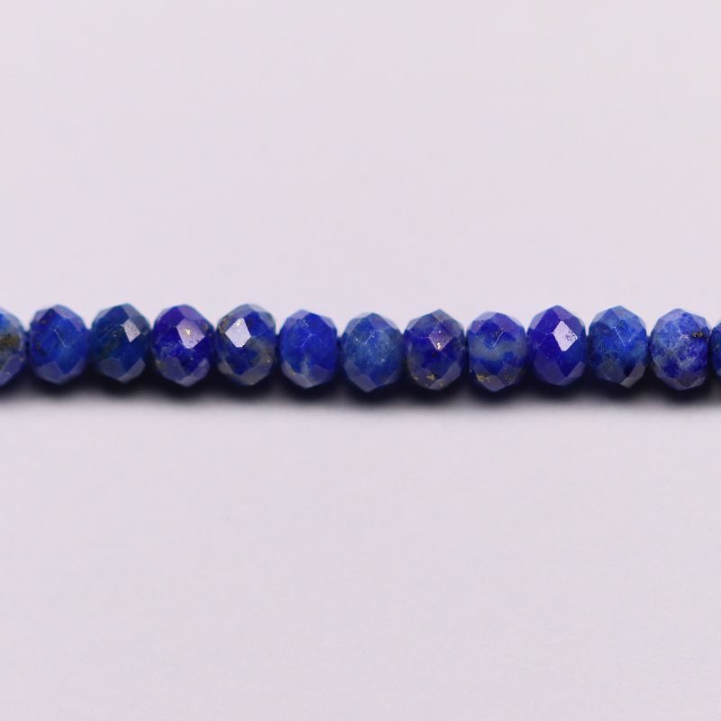 LAPIS 3MM FACETED STRING FANCY ROUND
