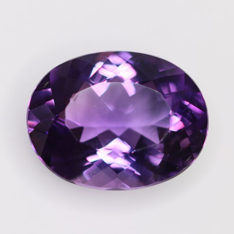 AMETHYST 18.1X14 OVAL FACETED