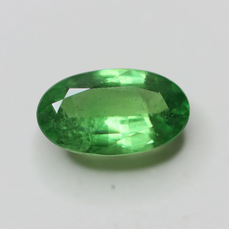 TSAVORITE 11X6.4 OVAL FACETED