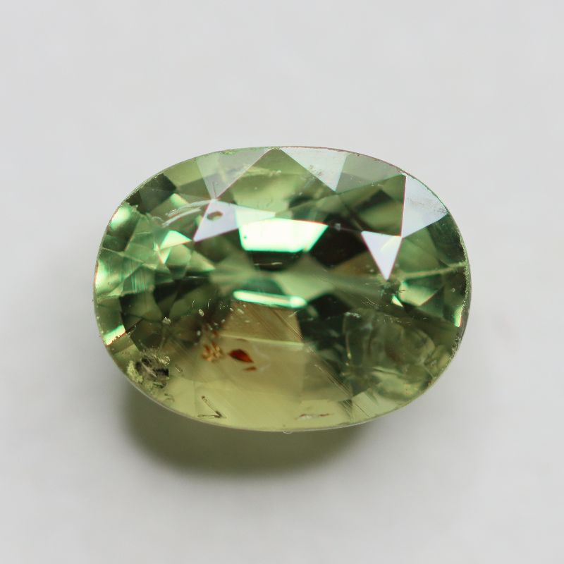 CHRYSOBERYL 10X7.6 OVAL FACETED