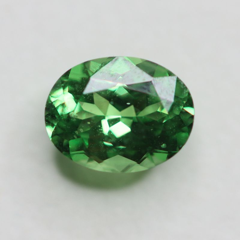 TSAVORITE 9X7 FACETED OVAL 2.12CT