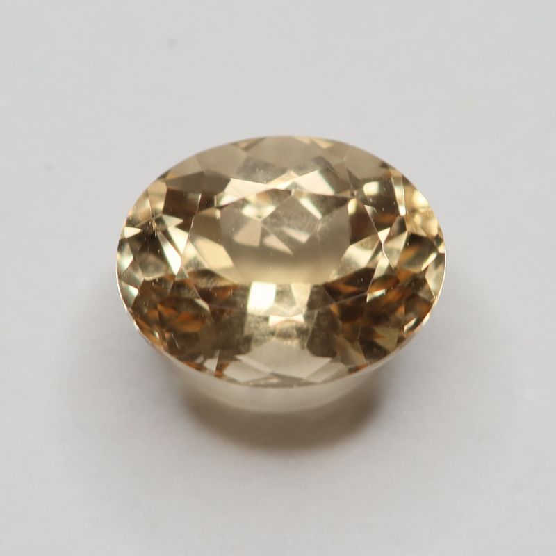 GOLDEN TOPAZ 6.8X5.4 OVAL FACETED