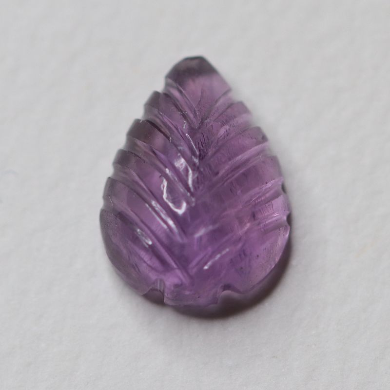 AMETHYST LIGHT 13.9X10.3 PEAR FACETED