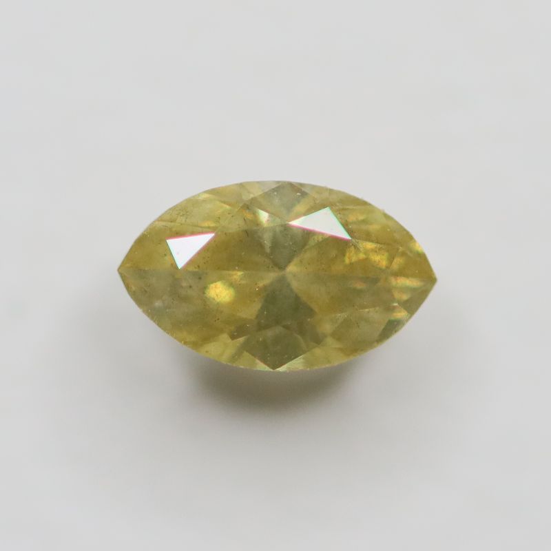 NATURAL YELLOW DIAMOND 5X3 MARQUISE FACETED