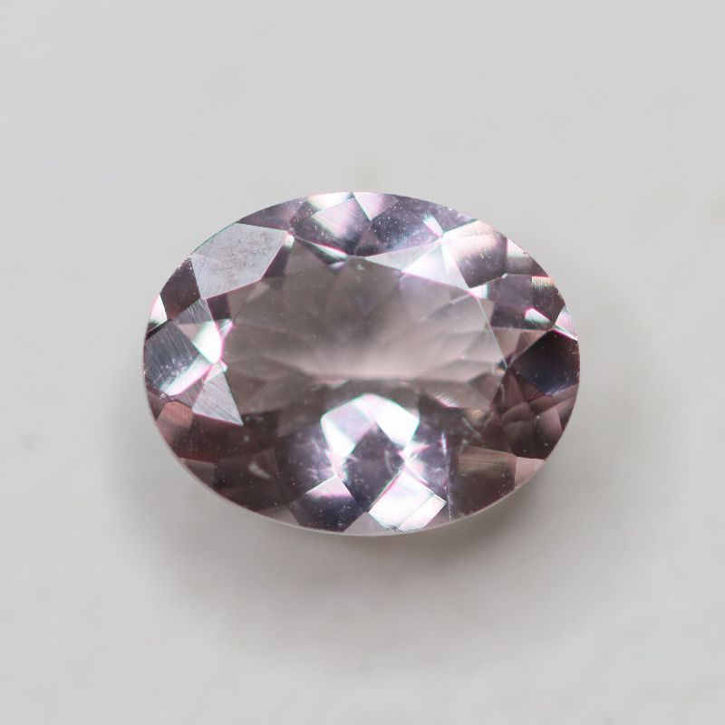 MORGANITE 9.1X7.1 FACETED OVAL 1.36CT