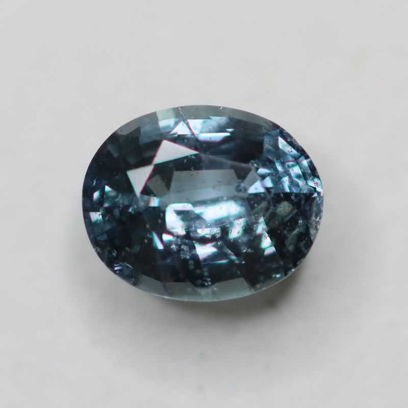 UNHEATED BLUE SAPPHIRE 7.9X6.5 OVAL FACETED