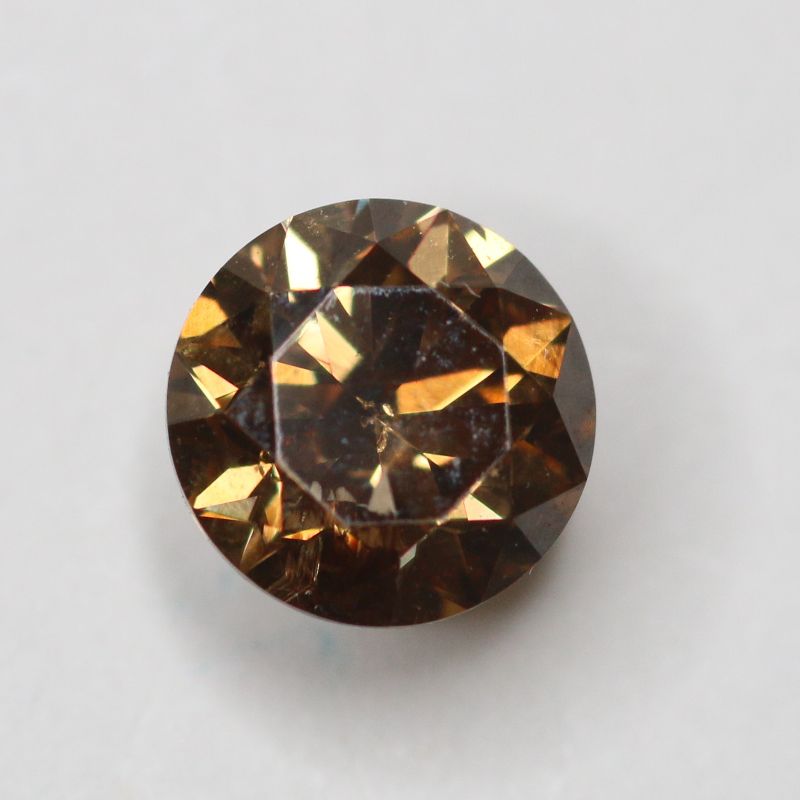 BROWN DIAMOND 6.1MM ROUND FACETED