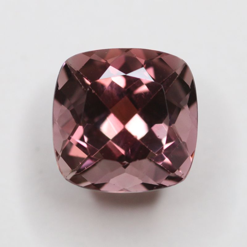 PINK TOURMALINE 9.5X9.5 CUSHION FACETED