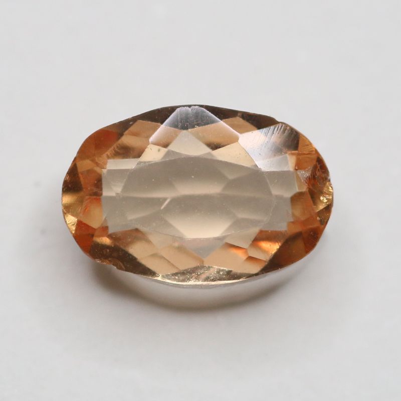 YELLOW TOPAZ 8.6X5.7 OVAL FACETED