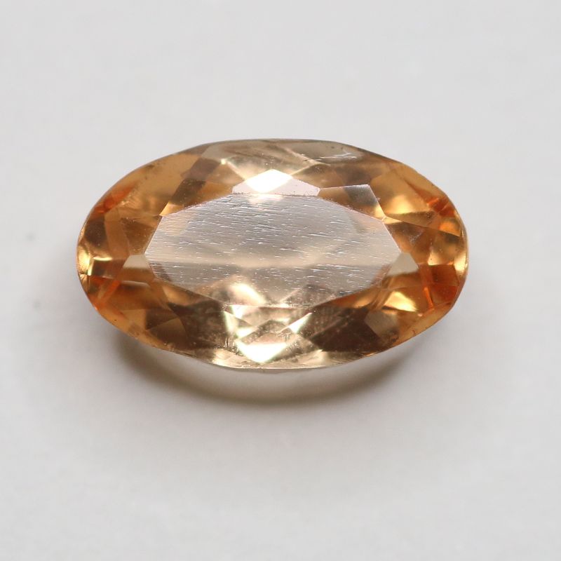 YELLOW TOPAZ 8.8X5.2 OVAL FACETED