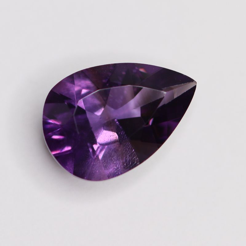 AMETHYST 16.2X11.2 PEAR FACETED