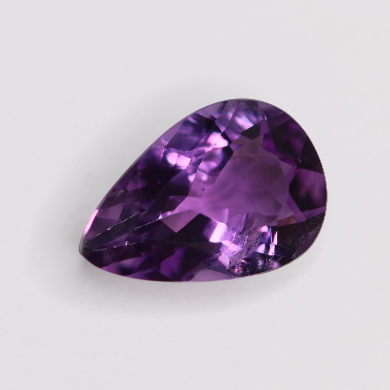 AMETHYST 17.1X11.8 PEAR FACETED