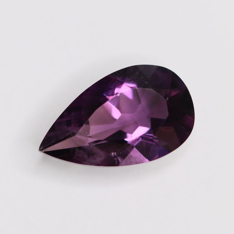 AMETHYST 18.4X11.1 PEAR FACETED
