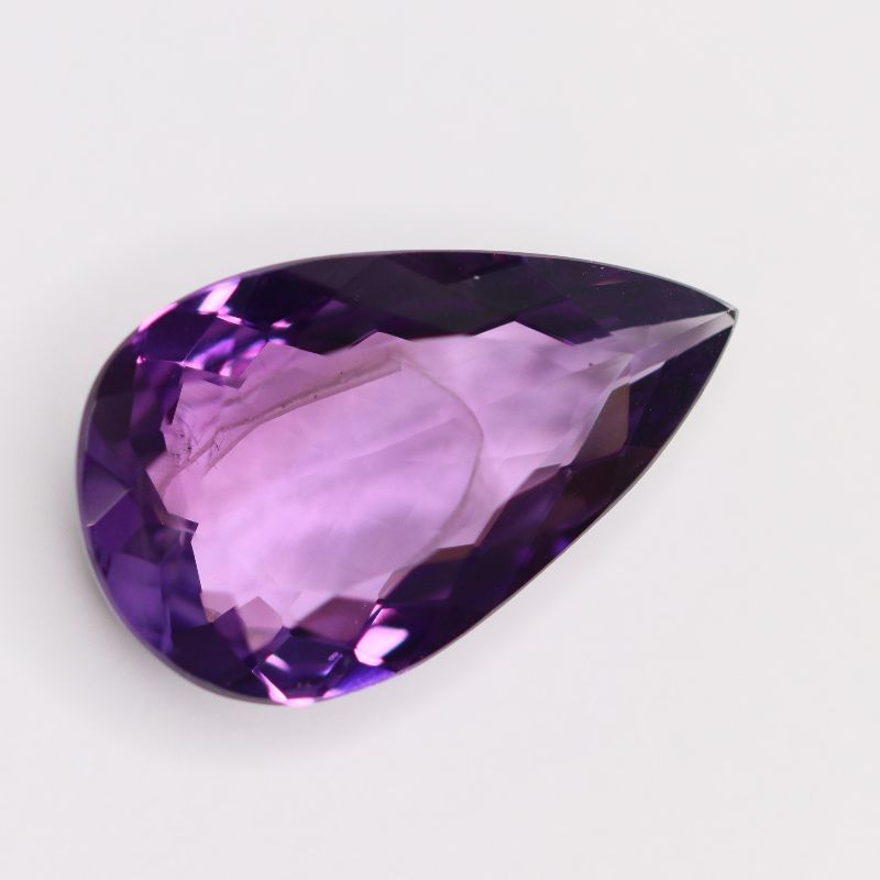 AMETHYST 25.1X15.6 PEAR FACETED