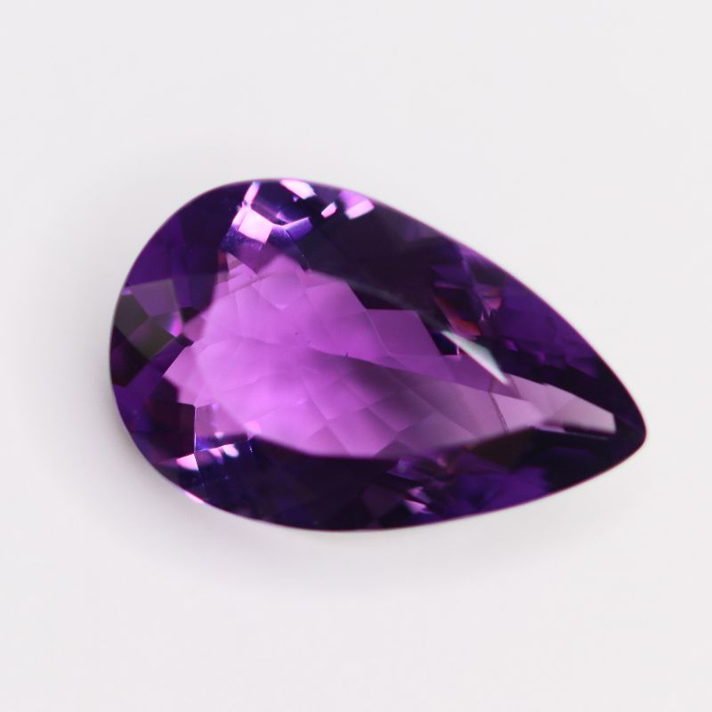 AMETHYST 23.3X14.8 PEAR FACETED