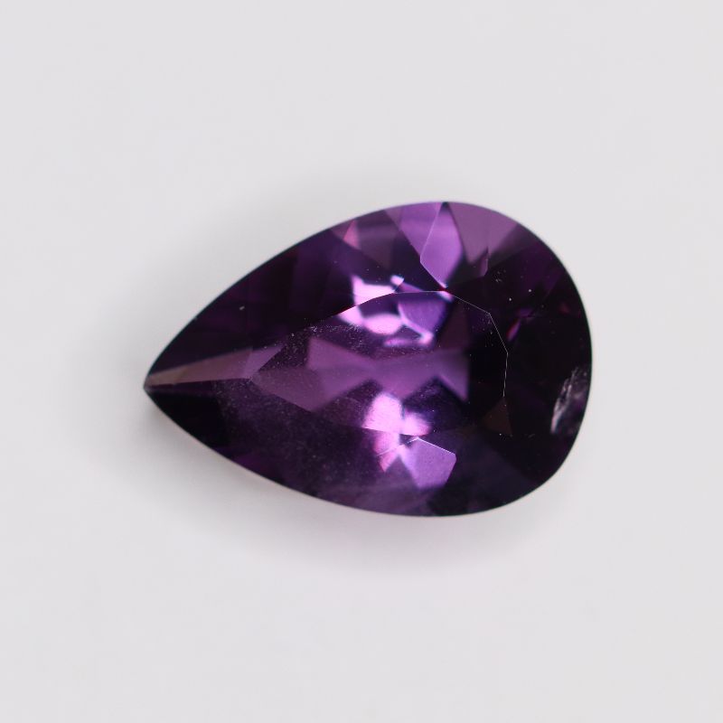 AMETHYST 15.8X11.1 PEAR FACETED