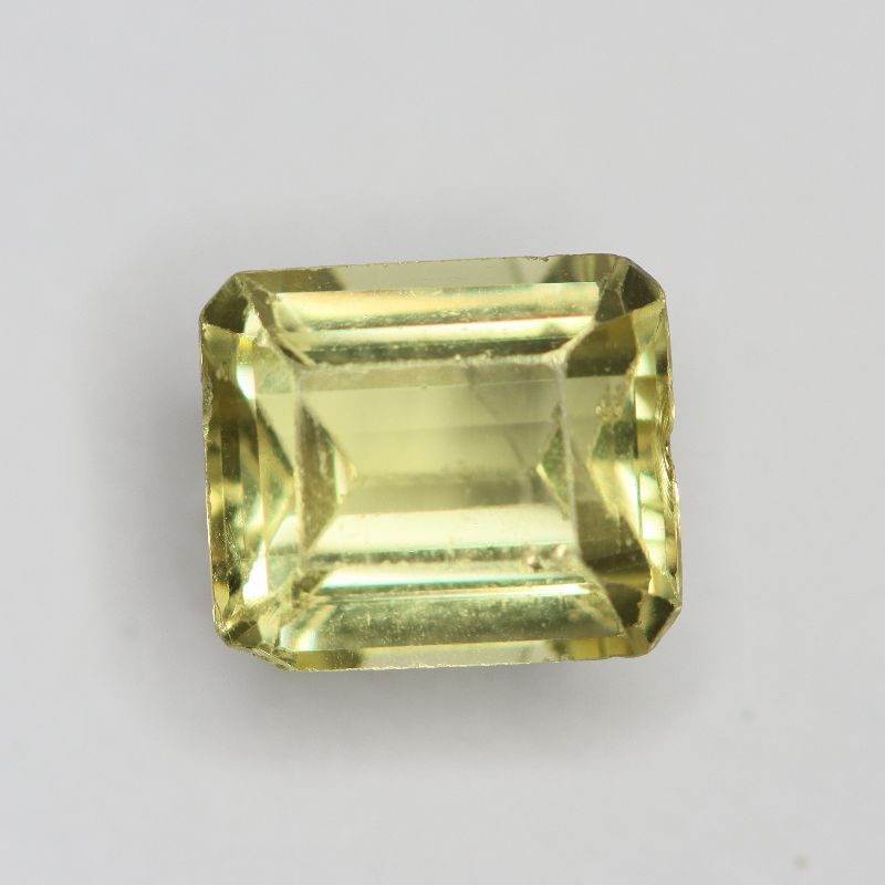 YELLOW BERYL 10.4X9 OCTAGON FACETED 3.93CT
