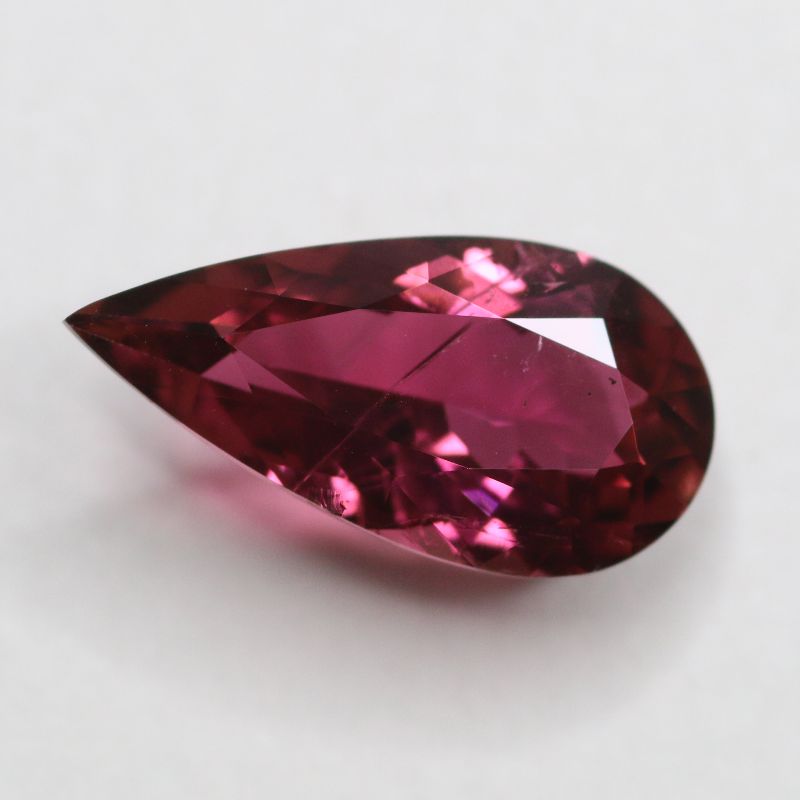 PINK TOURMALINE 17X8.5 PEAR FACETED