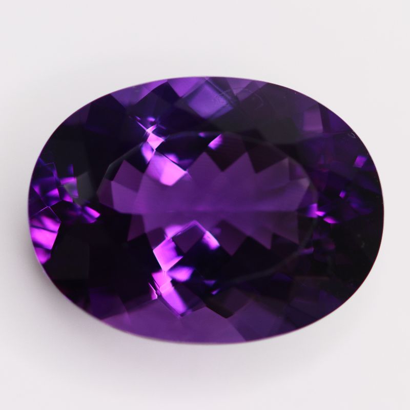 AMETHYST 24.1X18.3 OVAL FACETED