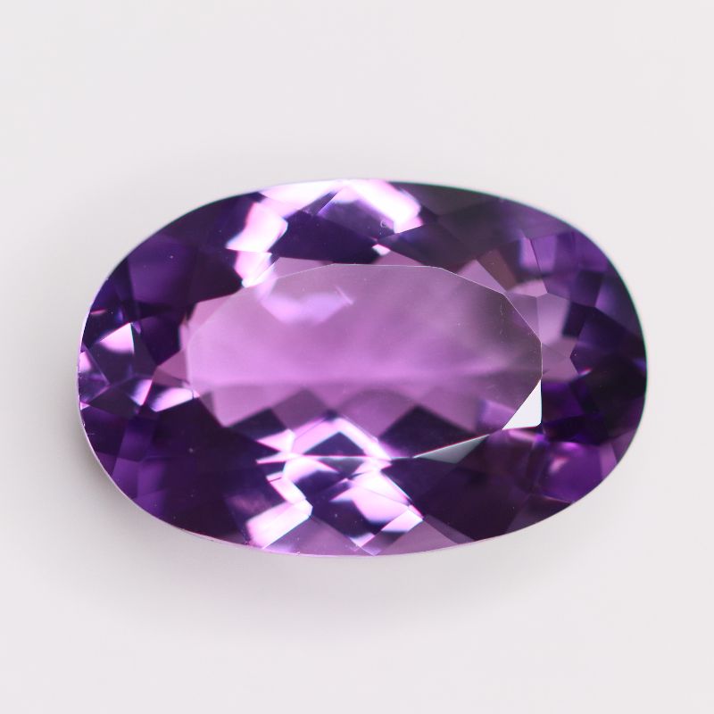 AMETHYST 19.9X13.2 OVAL FACETED