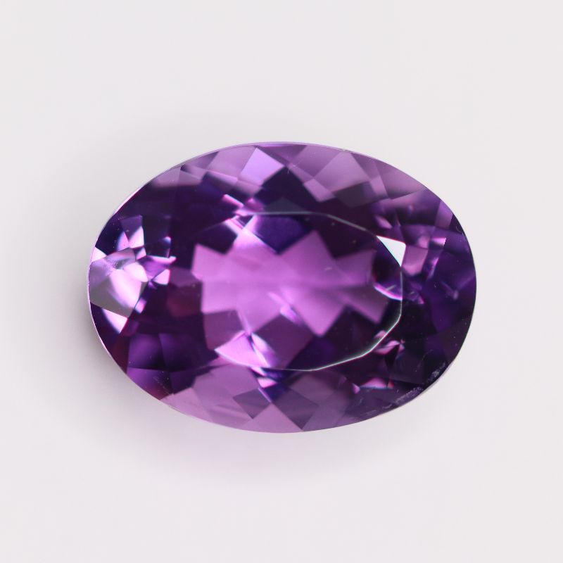 AMETHYST 16.2X12.2 OVAL FACETED