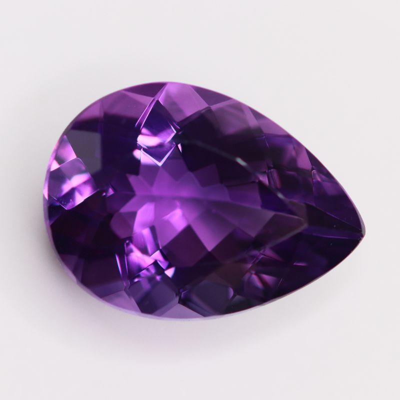 AMETHYST 20.2X14.8 PEAR FACETED
