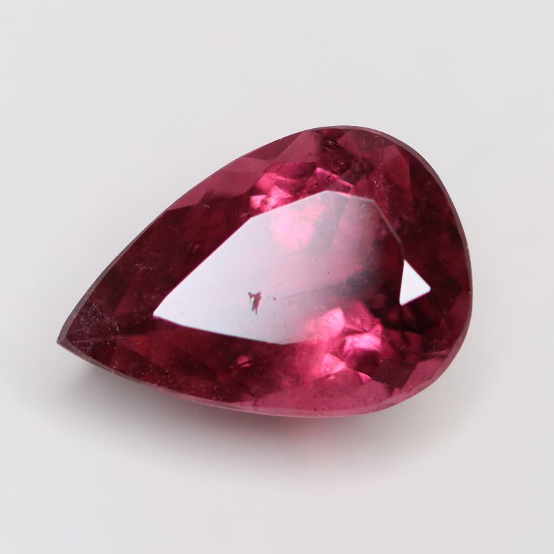 RUBELITE 15.8X10.9 PEAR FACETED