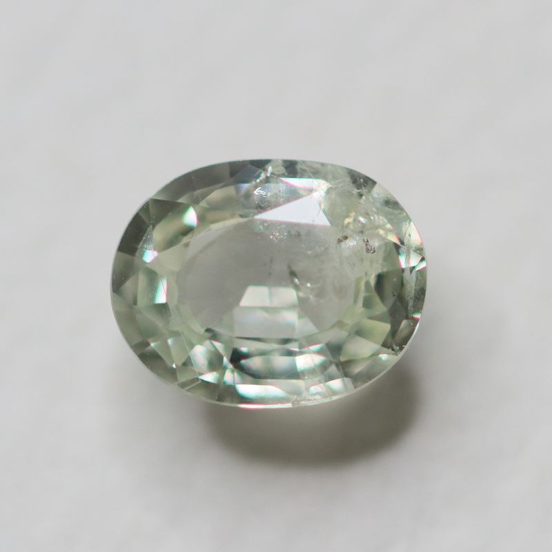 UNHEATED MONTANA SAPPHIRE 7.9X6.3 OVAL FACETED